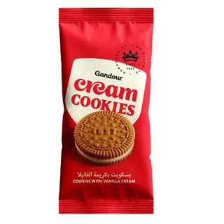 Gandour Cream Cookies, 38g