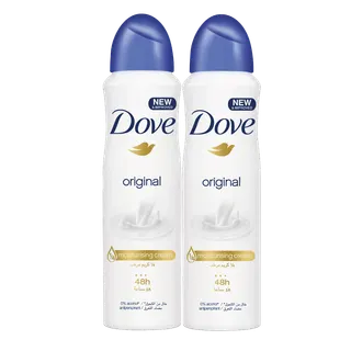 Dove Original Antiperspirant Deodorant Spray 150ml x 2 Pcs
