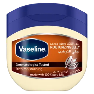Vaseline 100% Pure Healing Cocoa Butter Petroleum Jelly, 100ml