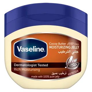 Vaseline 100% Pure Healing Cocoa Butter Petroleum Jelly, 250ml