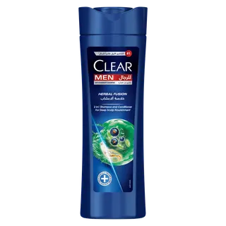 Clear For Men Herbal Fusion 2in1 Anti-Dandruff  Shampoo & Conditioner, 400ml