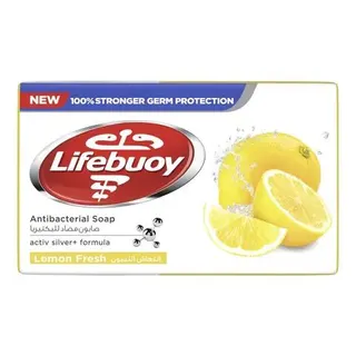 Lifebuoy with Multivitamins Lemon Fresh Antibacterial Soap, 125g