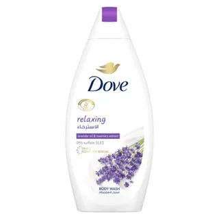 Dove Relaxing Triple Moisture Serum Body Wash Extracted By Lavender Oil & Rosemary, 500ml