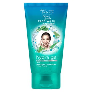 Fair & Lovely Hydra Gel Face Wash with Aloe Vera for Dry & Sensitive Skin, 150g
