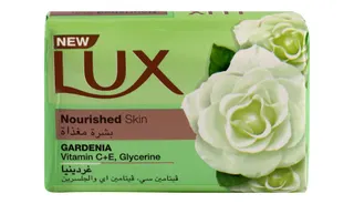Lux Nourishing Skin Soap Bar with Vitamins C+E, Gardenia Extract & Glycerine, 170g