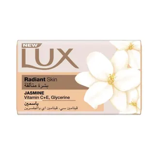 Lux Radiant Skin Soap Bar with Jasmine Extract, Glycerine & Vitamins, 75g