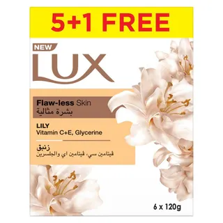 Lux Flaw Less Allure Bar Soap 120 g 5 + 1 Free