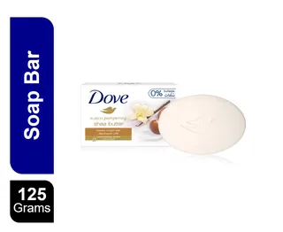 Dove Shea Butter & Vanilla Pampering Beauty Cream Soap Bar, 125g