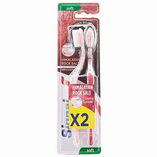 Signal Pink Salt Soft Toothbrush, 2 Pieces