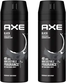 Axe Black Irresistible Fragrance Body Spray, 2x150ml