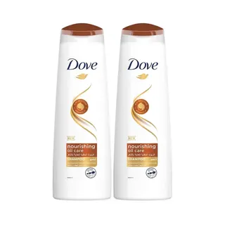 Dove Shampoo For Frizzy And Dry Hair, Nourishing Oil Care, 2x350ml