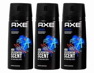 Axe Anarchy Deodorant Body Spray, 3x120ml