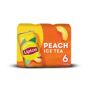 Lipton Ice Tea Peach Can, 6x320ml
