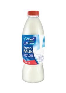 Almarai Low Fat Fresh Milk Bottle, 1L