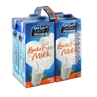 Almarai Lacto Free Uht Milk, 4x1L