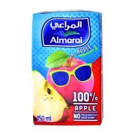 Almarai Uht Apple 100% Carton Juice, 140ml