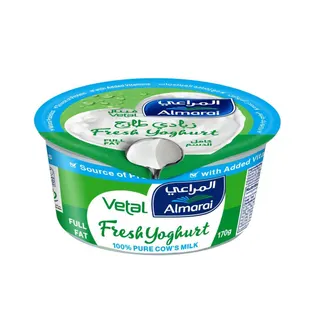 Almarai Vetal Full Fat Fresh Yoghurt, 170g