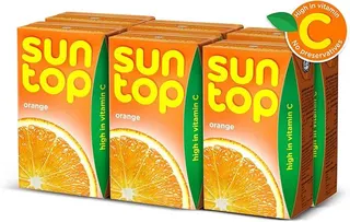 Suntop Orange Fruit Drink, 6x250ml