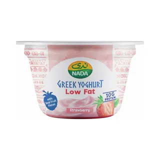 Nada Low Fat Strawberry Greek Yoghurt, 160g