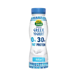 Nada Plain Premium Dairy Drink with 30g Protein & Zero Fat, 330ml