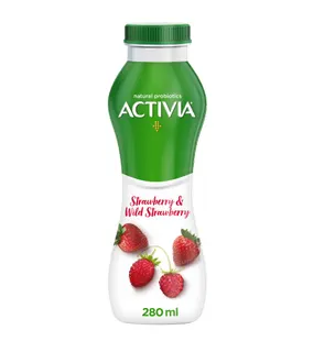 Activia Wild Strawberry Yoghurt Drink, 280ml