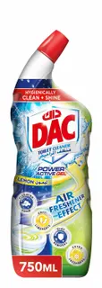 Dac Power Active Toilet Bowl Cleaner Gel - Lemon Scent, 750ml