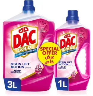 Dac Disinfectant Gold Rose 3 Ltr x 1 L