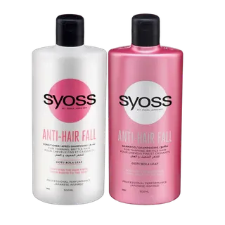 Syoss Anti Hair Fall Shampoo & Conditioner, 2x500ml