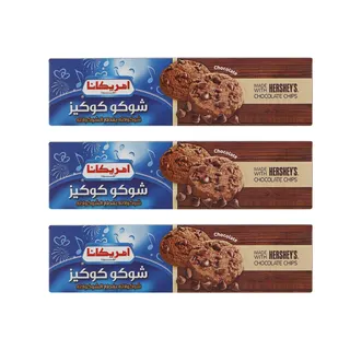 Americana Hersheys Chocolate Chips Cookies, 3x100g