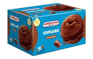 Americana Quality Chocolate Cupcakes, 18x28g