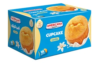 Americana Vanilla Cupcakes, 18x25g