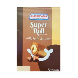Americana Chocolate Super Cake Roll, 6x60g
