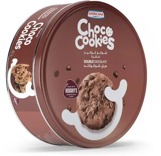 Americana & Hershey's Double Chocolate Chip Cookies Tin, 504g