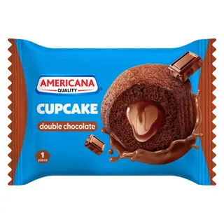 Americana Chocolate Filled Cupcake, 28g