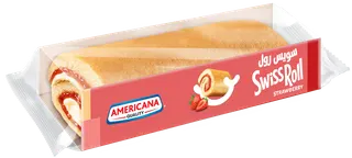 Americana Strawberry Jumbo Swiss Roll, 110g
