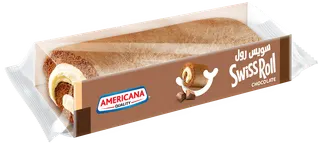 Americana Large Swiss Roll Chocolate, 110g