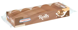 Americana Chocolate Mini Cake Rolls, 6 Pieces, 120g