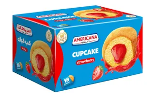 Americana Strawberry Cupcakes (13% Off), 18 x 28g