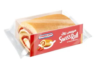 Americana Strawberry Half Swiss Roll, 55g