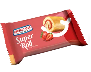 Americana Strawberry Cake Super Roll, 60g