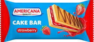 Americana Cake Bar Strawberry, 20g