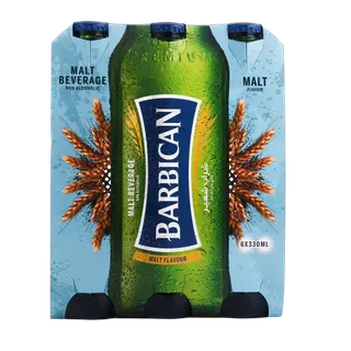 Barbican Non-Alcoholic Malt Beverages, 6x330ml