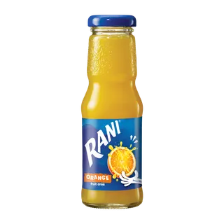 Rani Orange Glass Bottle, 200ml