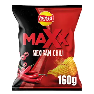 Lay's Maxx Mexican Chili Potato Chips, 160g