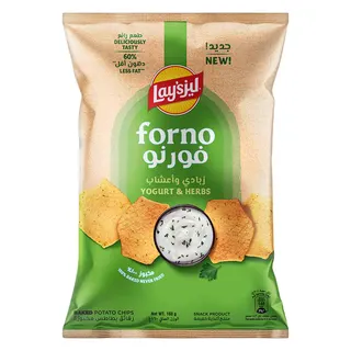 Lays Forno Potato Chips Yogurt & Herbs, 95 g