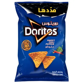 Doritos Sweet Chili Pepper Tortilla Chips, 110g