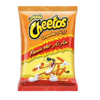 Cheetos Crunchy Flaming Hot Chips, 115g