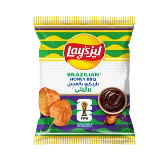 Lay's Brazilian Honey BBQ Potato Chips World Cup Edition, 45g