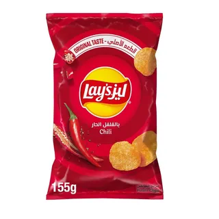 Lay's Chili Potato Chips, 155g