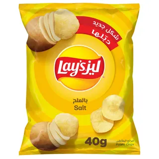 Lay's Salt Flavor Potato Chips, 40g